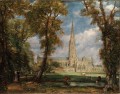Catedral de Salisbury Romántico John Constable